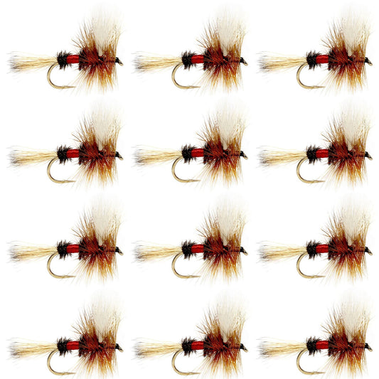 Royal Wulff Classic Trout Dry Fishing Fly -12 Flies Size 18