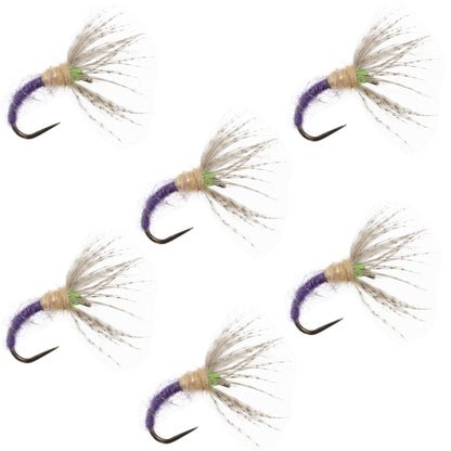 Grave Digger Sakasa Kebari - 6 Tenkara Flies - Size 14
