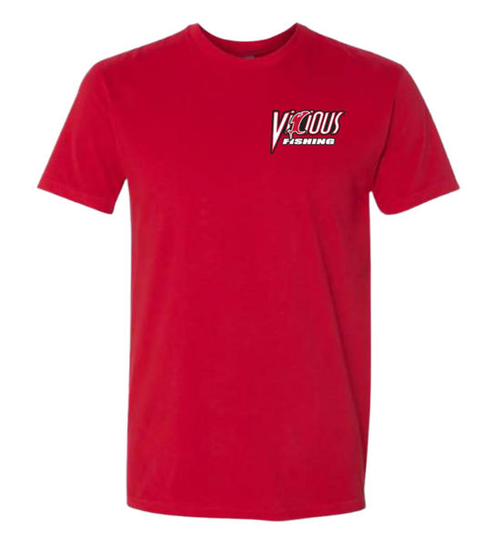Vicious Classic "Get Vicious" Logo Tee - Premium Red