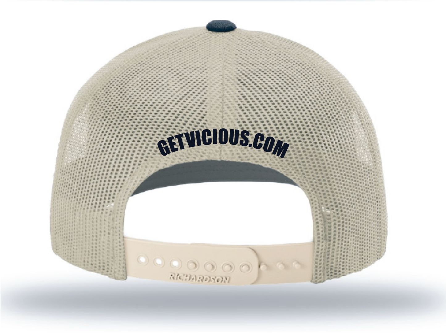 Shut Up & Fish Vic Patch - Navy/Khaki