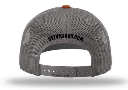 Vicious Logo - Gray/Charcoal/Orange