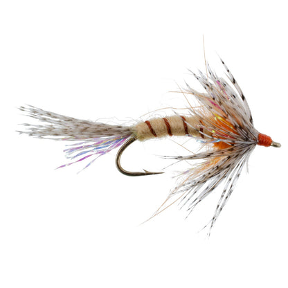 Orange Shakey Bealy Fall Soft Hackle Wet Fly - 6 Flies Hook Size 10