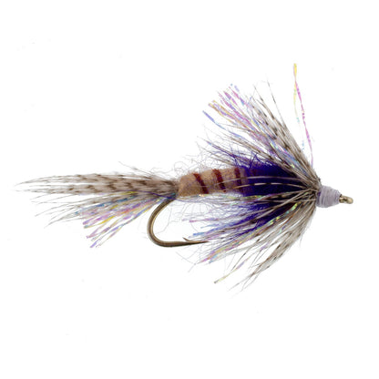 3 Pack Purple Shakey Bealy Fall Soft Hackle Wet Fly - Hook Size 10