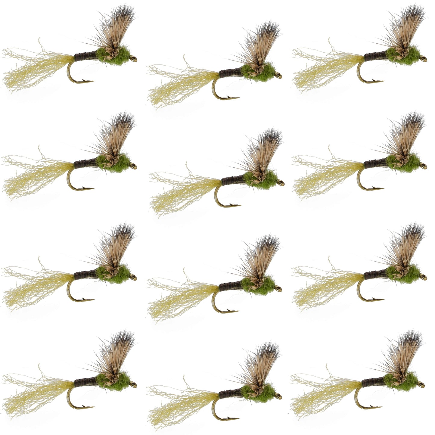 Sparkle Dun Baetis Mayfly - 12 Flies Hook size 14