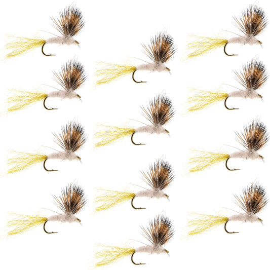 Sparkle Dun Pale Morning Dun PMD Mayfly 12 Flies Hook size 16