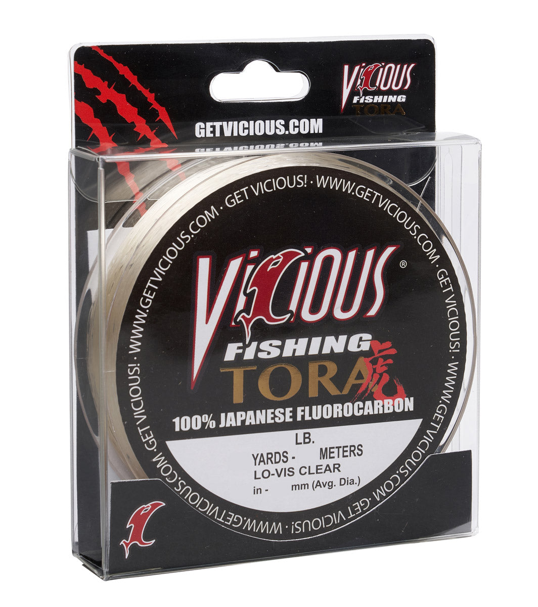 Vicious Tora 100% Japanese Fluorocarbon - 24 Lb Test