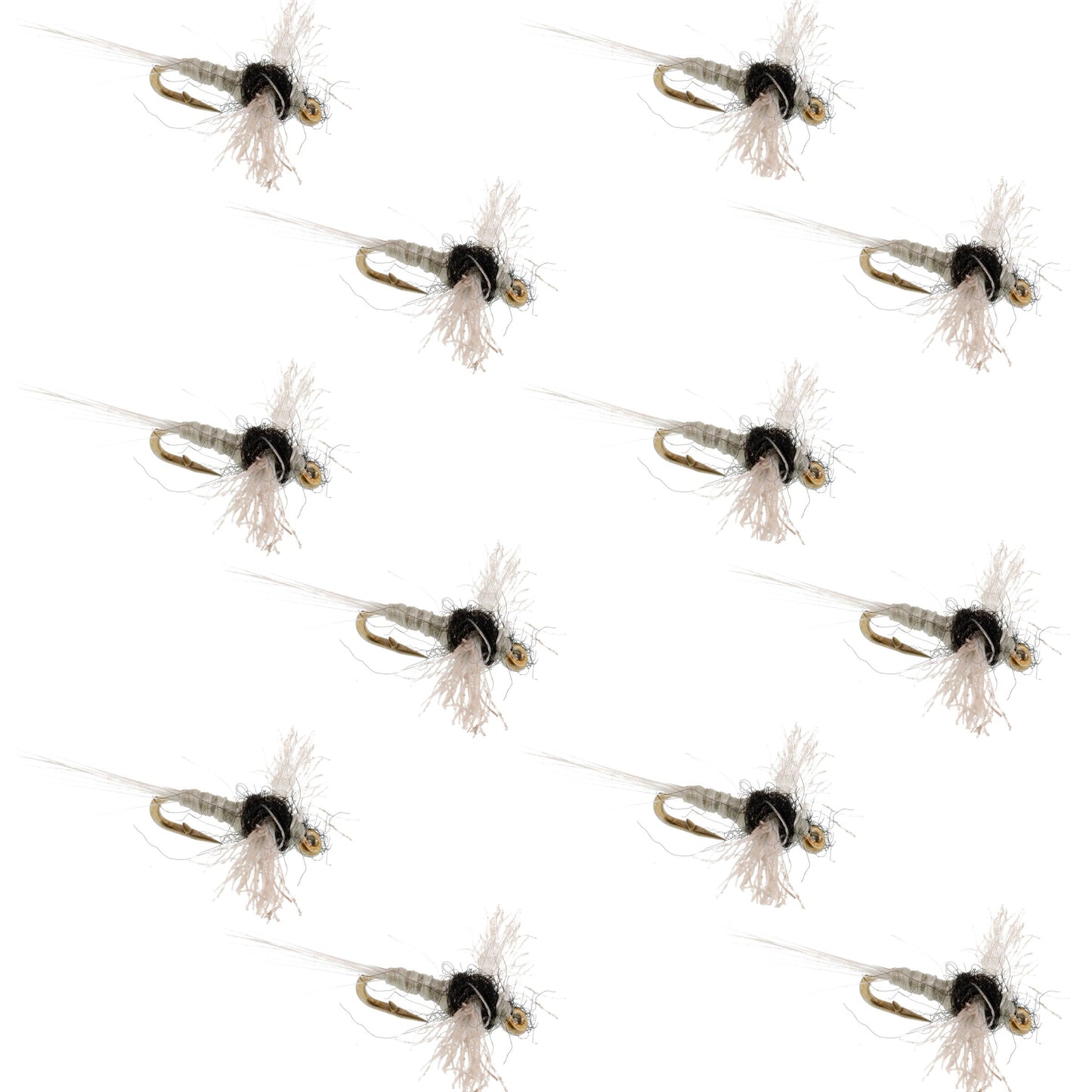 Trico Spinner Z-Lon Wing 12 Flies Hook Size 22