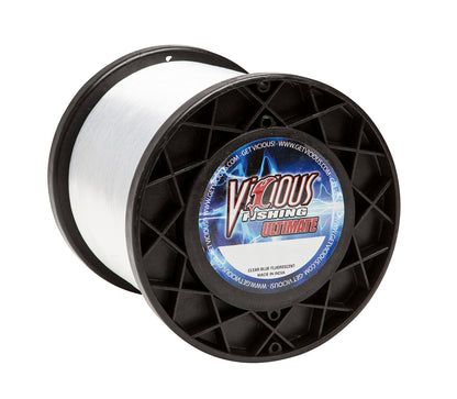 Vicious Ultimate Clear-Blue Fluorescent Mono - 10 Lb Test