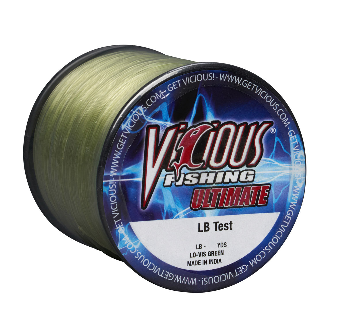 Vicious Ultimate Lo-Vis Green Mono - 20 Lb Test