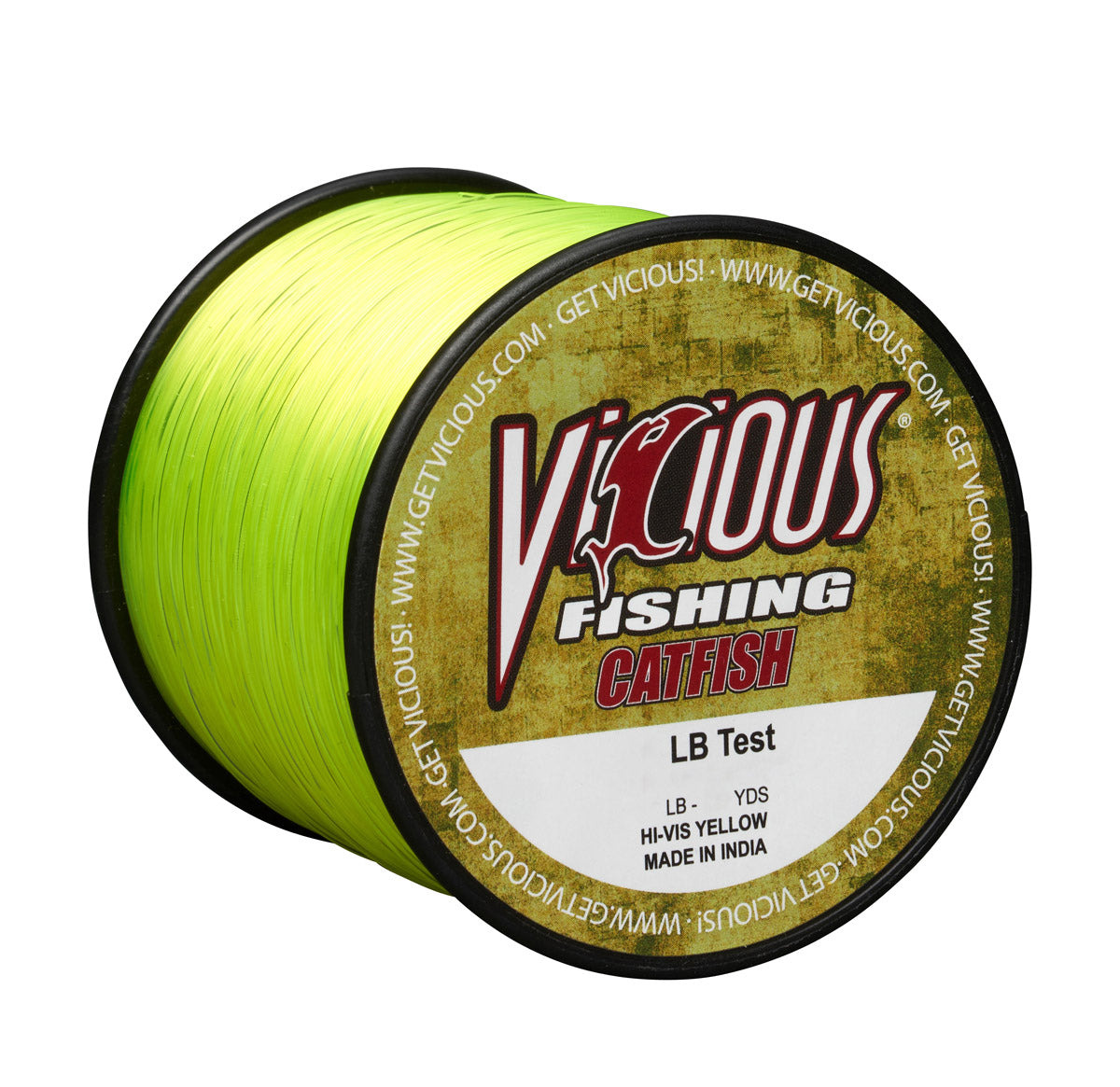 Vicious Catfish Hi-Vis Yellow Mono - 17 Lb Test