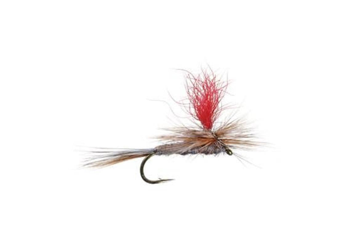 Adams Hi-Viz Parachute Classic Dry Fly - 6 Flies Hook Size 18