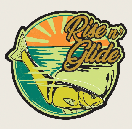 MONSTERBASS Rise and Glide Sticker